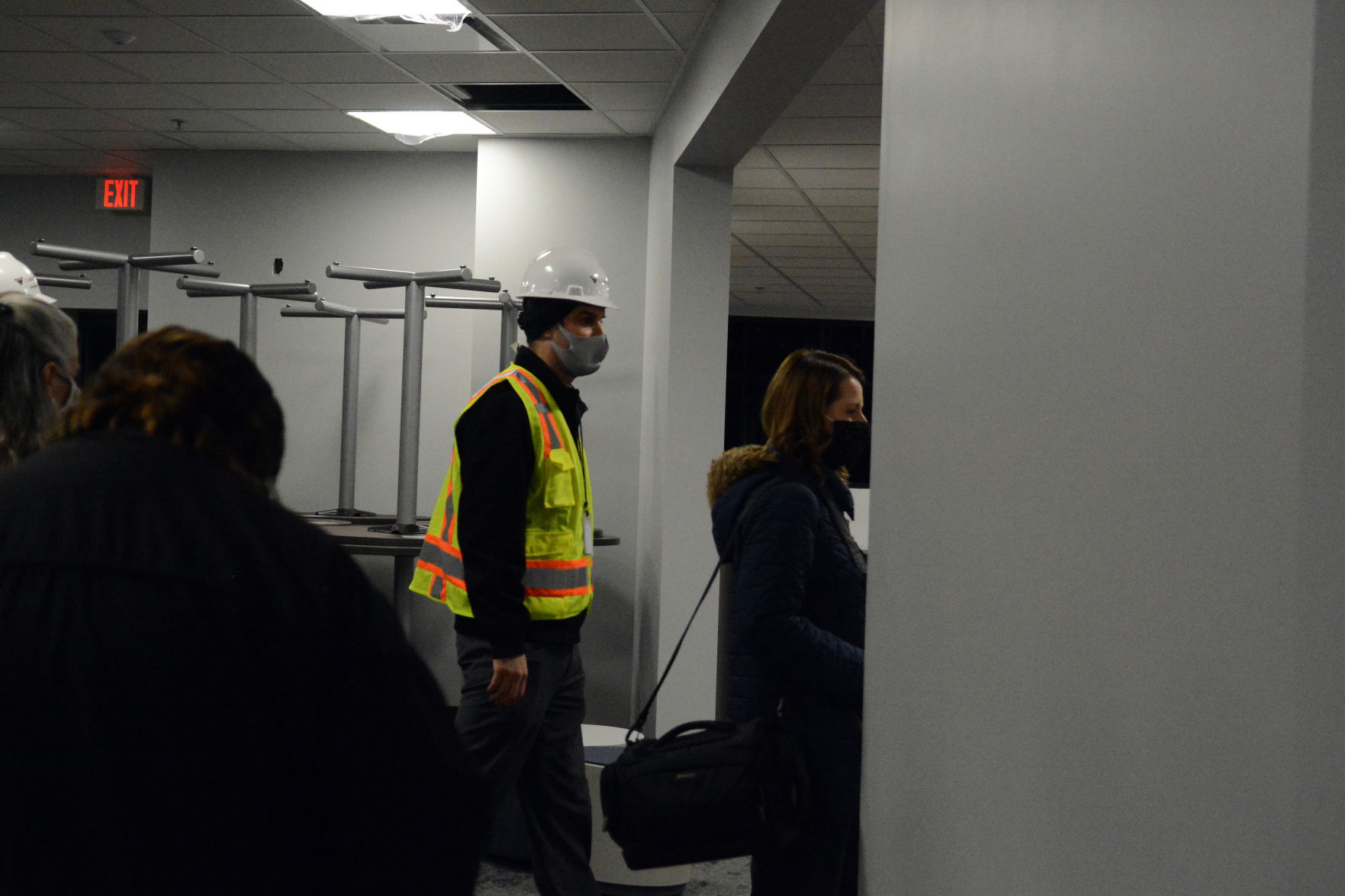 Tour of Jack Young Middle School construction, Dec. 7